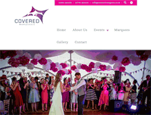 Tablet Screenshot of coveredmarquees.co.uk